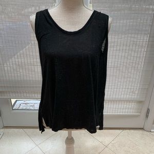 “Stem” Black Tank Top | Size Large